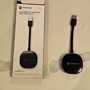 MA1 WIRELESS CAR ADAPTER FOR ANDROID AUTO. (Open Box,missing instructions )